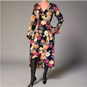 Band of the Free high low Floral Wrap Dress Size XS